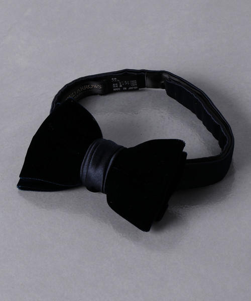 UNITED ARROWS（ユナイテッドアローズ）の「<UNITED ARROWS> ベルベット ソリッド ボウタイ（蝶ネクタイ・メンズ・グレー/ネイビー/ブラック・FREE）」の3枚目の写真