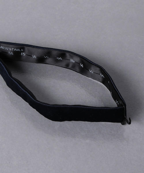 UNITED ARROWS（ユナイテッドアローズ）の「<UNITED ARROWS> ベルベット ソリッド ボウタイ（蝶ネクタイ・メンズ・グレー/ネイビー/ブラック・FREE）」の6枚目の写真