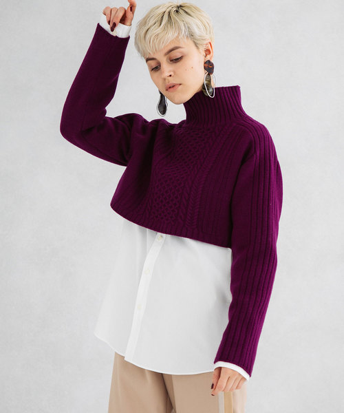 UNITED TOKYO（ユナイテッドトウキョウ）の「ウールショートニット