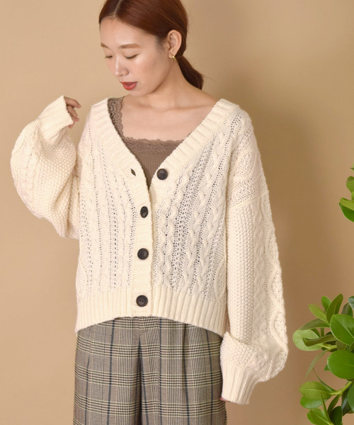 セール ブランド古着 ニットカーディガン カーディガン ボレロ W Closet ダブルクローゼット のファッション通販 Zozoused
