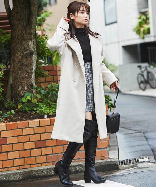 セール ジャージーガウンコート ステンカラーコート Titty Co