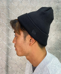NEW ERA/ニューエラ ビーニー ベーシック カフニット ブラック