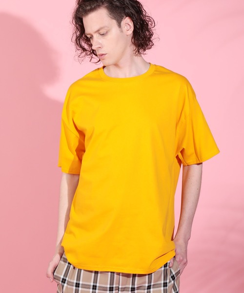 Champion（チャンピオン）の「Champion / チャンピオン ベーシック オーバーサイズ 半袖 クルーネック ワッペン ロゴ 無地 Tシャツ（Tシャツ/カットソー・メンズ・ブラック/グレー/アッシュグレー/チャコールグレー/ホワイト/ダークグリーン/ネイビー/マルーン/ロイヤルブルー/パープル/レッド/オレンジ/ゴールド・SMALL/MEDIUM/LARGE/X-LARGE/XX-LARGE/XXX-LARGE）」の18枚目の写真