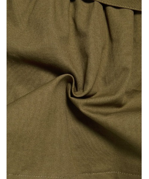 fifth（フィフス）の「フロントリボンバックギャザービスチェ（その他トップス・レディース・ブラック/カーキ・MEDIUM）」の9枚目の写真