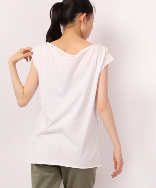 DIMENSIONE danza(ディメンシオーネ ダンツァ)の「メッセージプリントTシャツ(Tシャツ/カットソー・レディース・イエロー/レッド/ホワイト・SMALL/MEDIUM/X-SMALL/LARGE)」の6枚目の写真