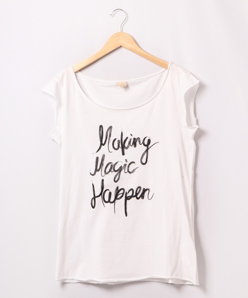 DIMENSIONE danza(ディメンシオーネ ダンツァ)の「メッセージプリントTシャツ(Tシャツ/カットソー・レディース・イエロー/レッド/ホワイト・SMALL/MEDIUM/X-SMALL/LARGE)」の18枚目の写真