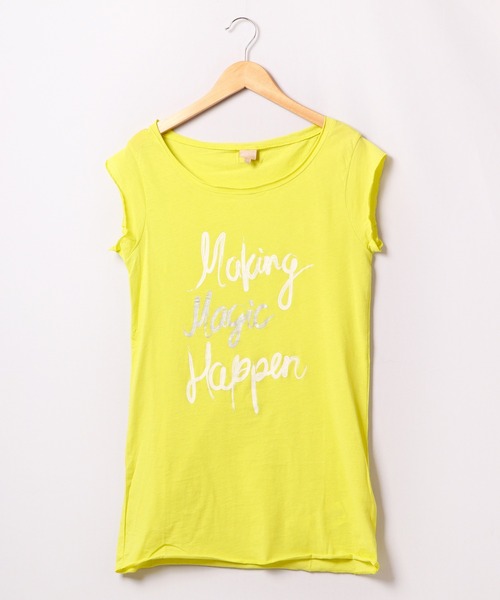 DIMENSIONE danza(ディメンシオーネ ダンツァ)の「メッセージプリントTシャツ(Tシャツ/カットソー・レディース・イエロー/レッド/ホワイト・SMALL/MEDIUM/X-SMALL/LARGE)」の20枚目の写真