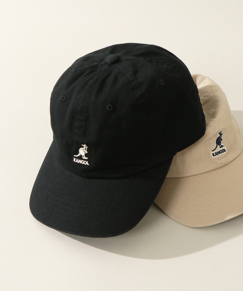 KANGOL（カンゴール）の「KANGOL ウォッシュドキャップ（キャップ・レディース・ホワイト/ブラック/ベージュ・ONESIZE）」の3枚目の写真