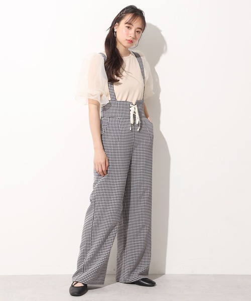 one after another NICE CLAUP（ワンアフターアナザーナイスクラップ）の「袖コンシャスドッキングプルオーバー（Tシャツ/カットソー・レディース・ブラック/ベージュ/オフホワイト・FREE）」の15枚目の写真