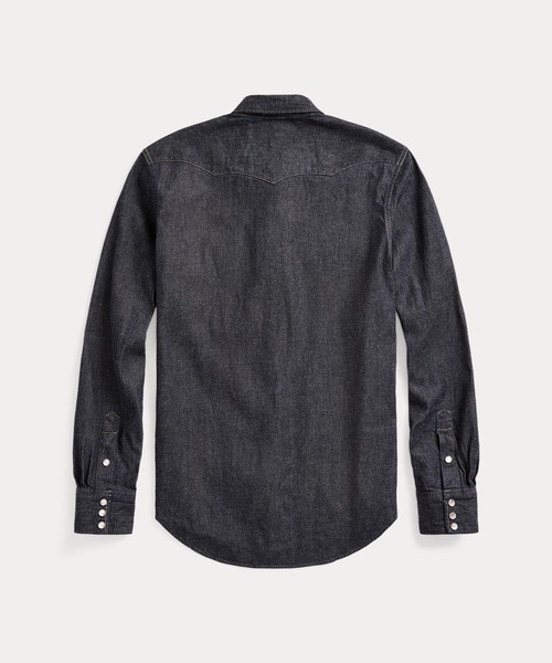 RRL スリム フィット デニム ウエスタン シャツ スリム フィット デニム ウエスタンシャツ（シャツ/ブラウス