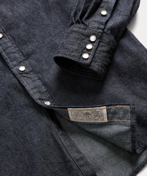 スリム フィット デニム ウエスタンシャツ（シャツ/ブラウス）｜RRL