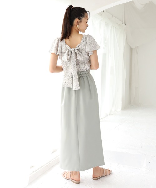 one after another NICE CLAUP（ワンアフターアナザーナイスクラップ）の「スリットタイト アソートスカート（スカート・レディース・オリーブ/モカ・SMALL/MEDIUM）」の17枚目の写真