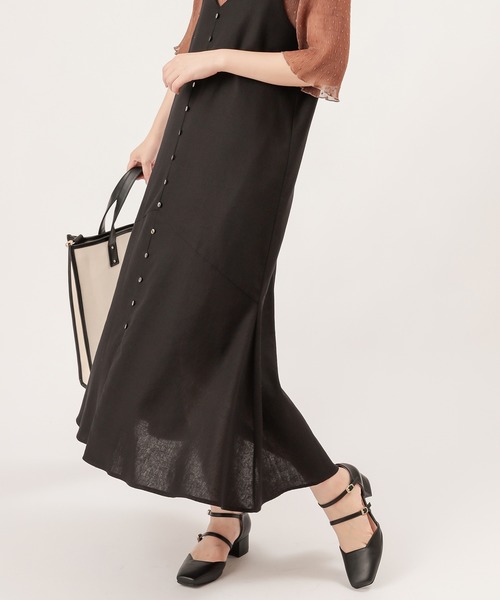 natural couture(ナチュラルクチュール)の「ダブルストラップパンプス(パンプス・レディース・ブラウン/イエロー/パイソン/ブラック・MEDIUM/LARGE)」の12枚目の写真