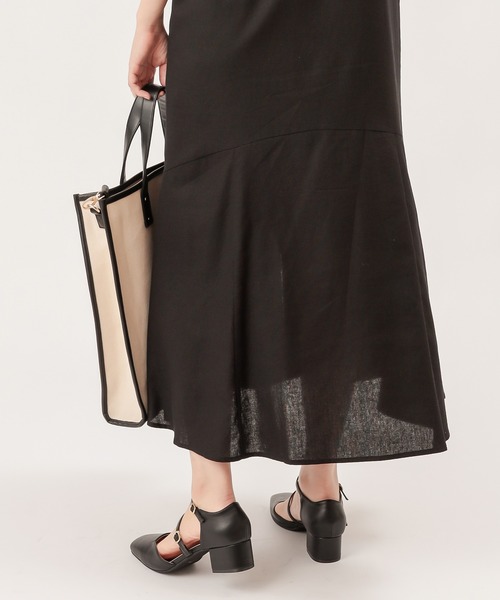 natural couture(ナチュラルクチュール)の「ダブルストラップパンプス(パンプス・レディース・ブラウン/イエロー/パイソン/ブラック・MEDIUM/LARGE)」の13枚目の写真