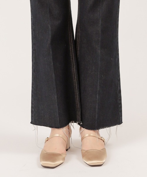 natural couture(ナチュラルクチュール)の「ダブルストラップパンプス(パンプス・レディース・ブラウン/イエロー/パイソン/ブラック・MEDIUM/LARGE)」の17枚目の写真