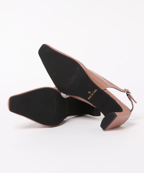 KOBE LETTUCE(コウベレタス)の「ステッチスクエアトゥバックストラップミュール(その他シューズ・レディース・ピンクベージュ/ブラック/モカ・LL/M/L/S)」の5枚目の写真