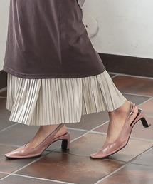 KOBE LETTUCE | ステッチスクエアトゥバックストラップミュール(その他シューズ)