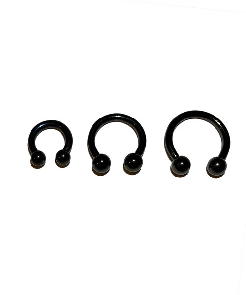 MORPH(モルフ)の「MORPH モルフ CCB ボディーピアス 10ゲージ 10mm~16mm(ピアス(片耳用)・メンズ・ブラック・12/14/16/10)」の1枚目の写真