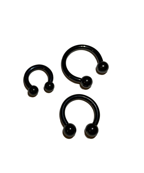 MORPH(モルフ)の「MORPH モルフ CCB ボディーピアス 10ゲージ 10mm~16mm(ピアス(片耳用)・メンズ・ブラック・12/14/16/10)」の2枚目の写真