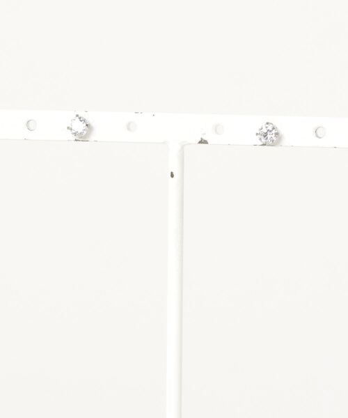 Mag.（マグ）の「ステンレス　4mmジルコニアピアス（ピアス（両耳用）・レディース・クリア/ブラック/ブラック系その他/ブラック系その他2・FREE）」の6枚目の写真