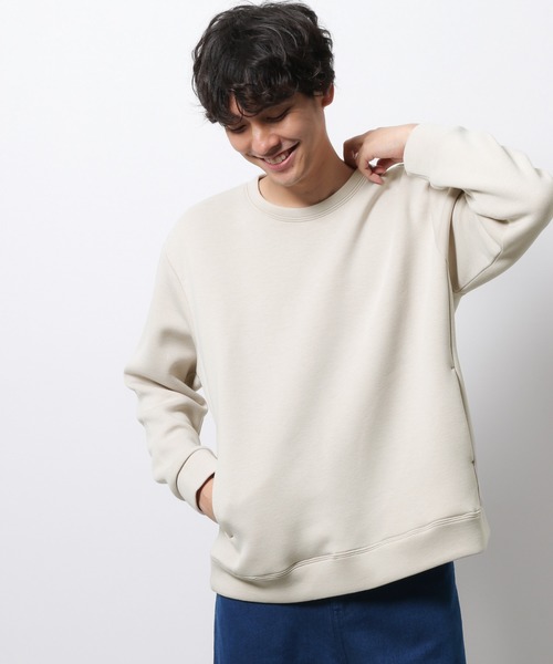 LAKOLE（ラコレ）の「ライトダンボールプルオーバー / LAKOLE（スウェット・メンズ・ブラック/ピンク/サンドグレー/アイボリー/キャメル・MEDIUM/LARGE）」の3枚目の写真