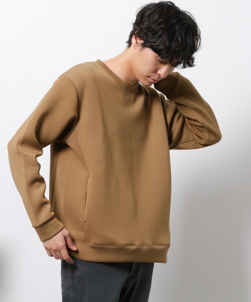 LAKOLE（ラコレ）の「ライトダンボールプルオーバー / LAKOLE（スウェット・メンズ・ブラック/ピンク/サンドグレー/アイボリー/キャメル・MEDIUM/LARGE）」の4枚目の写真