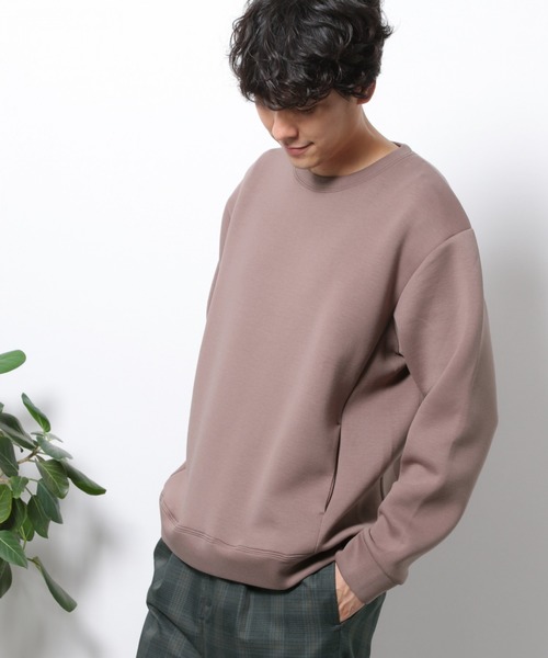 LAKOLE（ラコレ）の「ライトダンボールプルオーバー / LAKOLE（スウェット・メンズ・ブラック/ピンク/サンドグレー/アイボリー/キャメル・MEDIUM/LARGE）」の5枚目の写真