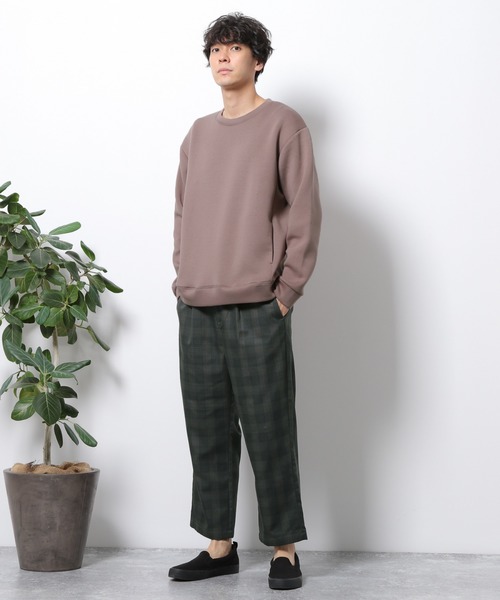 LAKOLE（ラコレ）の「ライトダンボールプルオーバー / LAKOLE（スウェット・メンズ・ブラック/ピンク/サンドグレー/アイボリー/キャメル・MEDIUM/LARGE）」の22枚目の写真