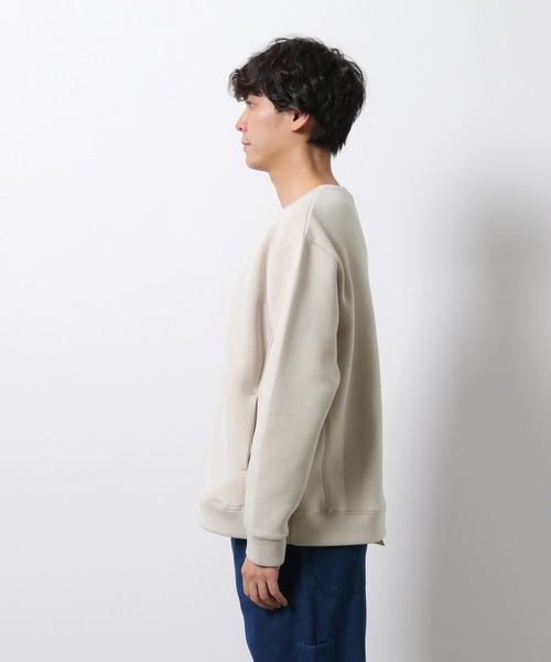 LAKOLE（ラコレ）の「ライトダンボールプルオーバー / LAKOLE（スウェット・メンズ・ブラック/ピンク/サンドグレー/アイボリー/キャメル・MEDIUM/LARGE）」の16枚目の写真