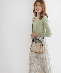 UV&シルクタッチ2type長袖リブニット