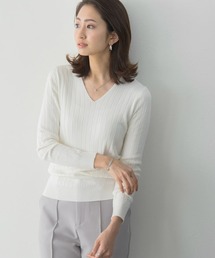 UV＆シルクタッチ2type長袖リブニット