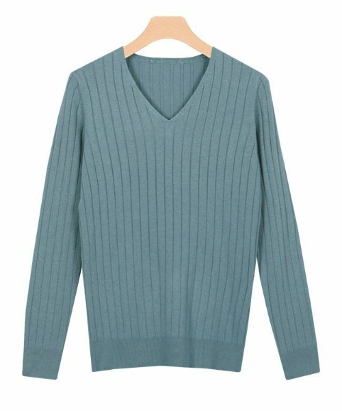 Pierrot(ピエロ)の「UV&シルクタッチ2type長袖リブニット(ニット/セーター・レディース・ブラック/ダークブラウン/ネイビー/グレー/オフホワイト/ピンク/ブルー/ホワイト系その他/ブラック系その他/グレー系その他/ブラウン系その他/ベージュ系その他/ピンク系その他/ライトベージュ/ブルーパープル/ブラウン/ブラウン系その他2/パープル系2/グリーン系その他/グリーン系その他2/パープル系/グリーン系/ミント・LL/L/M)」の18枚目の写真