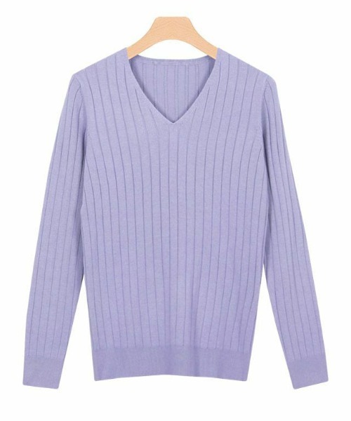 Pierrot(ピエロ)の「UV&シルクタッチ2type長袖リブニット(ニット/セーター・レディース・ブラック/ダークブラウン/ネイビー/グレー/オフホワイト/ピンク/ブルー/ホワイト系その他/ブラック系その他/グレー系その他/ブラウン系その他/ベージュ系その他/ピンク系その他/ライトベージュ/ブルーパープル/ブラウン/ブラウン系その他2/パープル系2/グリーン系その他/グリーン系その他2/パープル系/グリーン系/ミント・LL/L/M)」の19枚目の写真