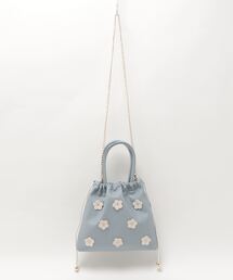WEGO | WEGO/お花ハンドル巾着ショルダーバッグ(ショルダーバッグ)