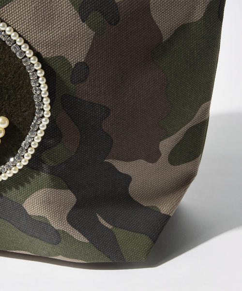 Ray BEAMS(レイビームス)の「ECODECO / 迷彩 スマイル トートバッグ(トートバッグ・レディース・その他1・ONE SIZE)」の8枚目の写真