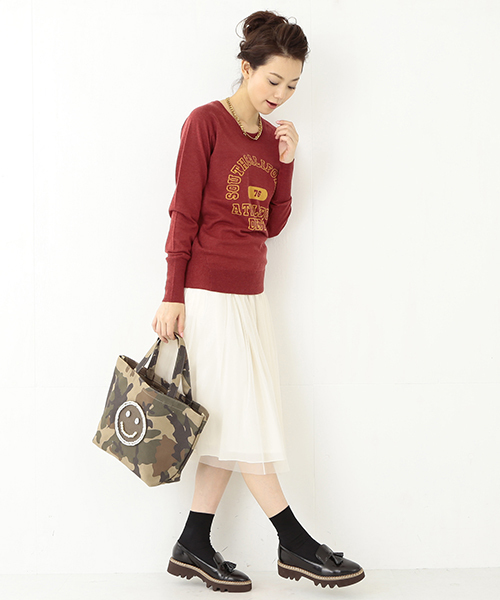 Ray BEAMS(レイビームス)の「ECODECO / 迷彩 スマイル トートバッグ(トートバッグ・レディース・その他1・ONE SIZE)」の15枚目の写真