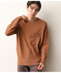 【ウォッシャブルストレッチ】クルーネックニット