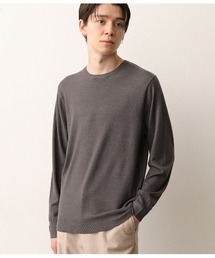 【ウォッシャブルストレッチ】クルーネックニット