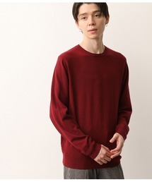 【ウォッシャブルストレッチ】クルーネックニット
