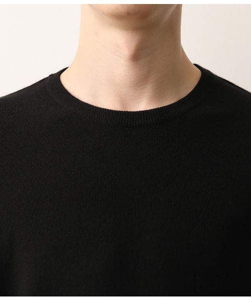 JUNRED（ジュンレッド）の「【ウォッシャブルストレッチ】クルーネックニット（ニット/セーター・メンズ・ブラック/スミクロ/キャメル/ワイン・S/M/L/LL）」の14枚目の写真
