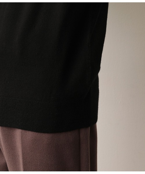 JUNRED（ジュンレッド）の「【ウォッシャブルストレッチ】クルーネックニット（ニット/セーター・メンズ・ブラック/スミクロ/キャメル/ワイン・S/M/L/LL）」の19枚目の写真