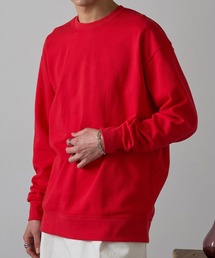 スウェット オーバーサイズ」に該当するトップス（レッド/赤色系