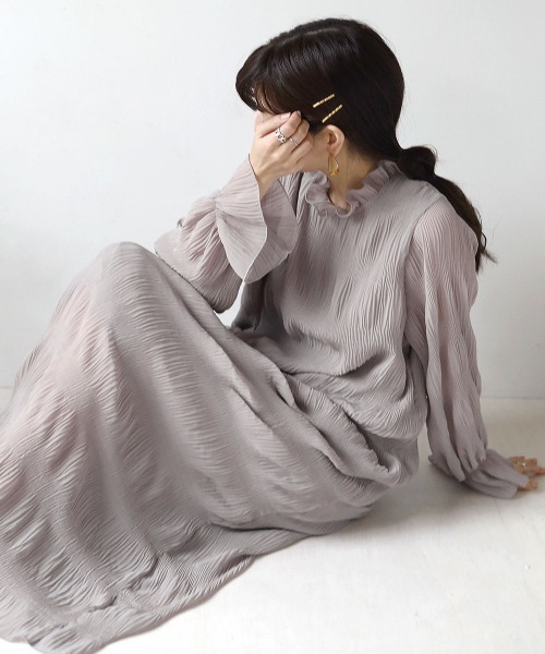 Bab（バブ）の「《新色追加》シワプリーツハイネックロング