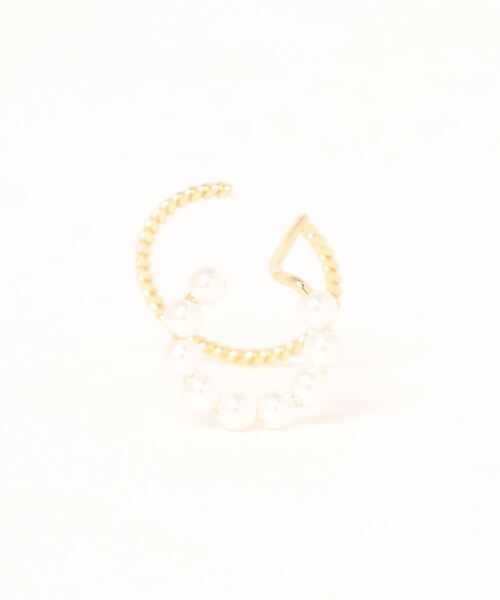 LOWRYS FARM（ローリーズファーム）の「２レンイヤーカフ　934853（イヤーカフ・レディース・シルバー/シルバー系その他/ゴールド・FREE）」の4枚目の写真