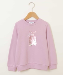 a.v.v（アーヴェヴェ）の「[160]【洗える】トゥインクルスパンコールトレーナー[WEB限定サイズ]（スウェット・キッズ）」