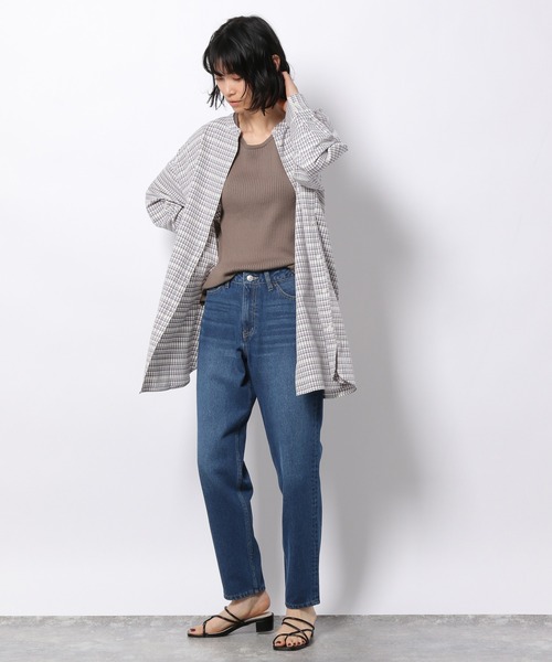 LAKOLE（ラコレ）の「12Gコンパクトコットンタンクトップ / LAKOLE（タンクトップ・レディース・桜/ブラウン系その他/チャコール/カーキ・SMALL/MEDIUM）」の21枚目の写真