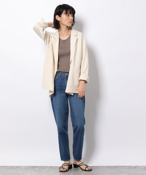 LAKOLE（ラコレ）の「12Gコンパクトコットンタンクトップ / LAKOLE（タンクトップ・レディース・桜/ブラウン系その他/チャコール/カーキ・SMALL/MEDIUM）」の12枚目の写真