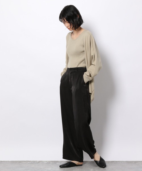 LAKOLE（ラコレ）の「12Gコンパクトコットンタンクトップ / LAKOLE（タンクトップ・レディース・桜/ブラウン系その他/チャコール/カーキ・SMALL/MEDIUM）」の17枚目の写真