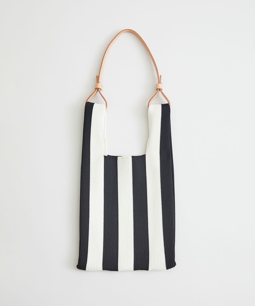 STUDIOUS SELECT（ステュディオスセレクト）の「【LASTFRAME (ラストフレーム)】ストライプマーケットバッグスモール /L21201（ショルダーバッグ・レディース・ブラック/イエロー/グリーン・FREE）」の17枚目の写真