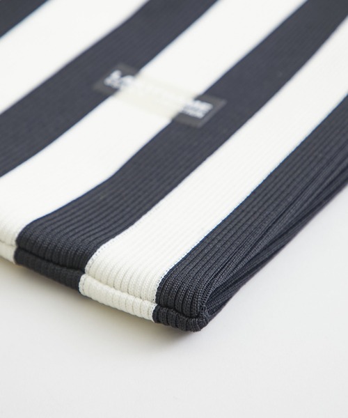 STUDIOUS SELECT（ステュディオスセレクト）の「【LASTFRAME (ラストフレーム)】ストライプマーケットバッグスモール /L21201（ショルダーバッグ・レディース・ブラック/イエロー/グリーン・FREE）」の4枚目の写真